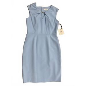 Calvin Klein Light Blue Sheath Dress Size 6 BNWT